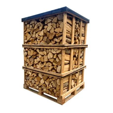 Palette bois de chauffage séchage naturel - 33 cm - 1,5 stère - Mélange de  feuillus durs - Les Bois du Poitou